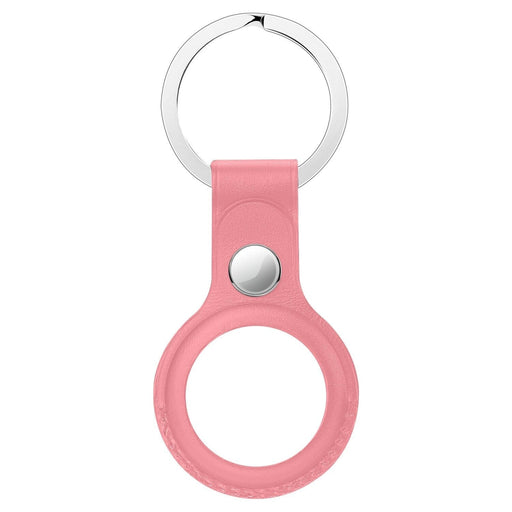 Red Leather Key Chain Cases compatible with Apple Airtags NZ