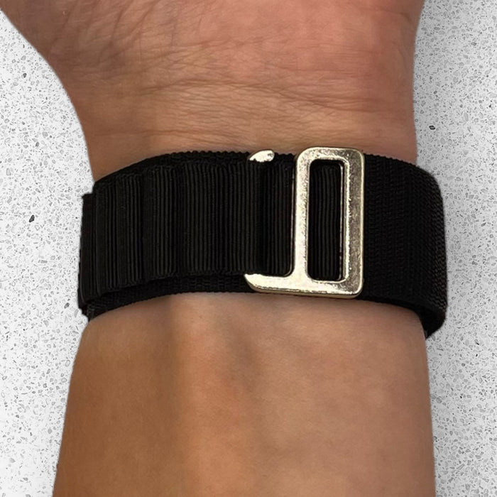 black-huawei-watch-2-pro-watch-straps-nz-alpine-loop-watch-bands-aus
