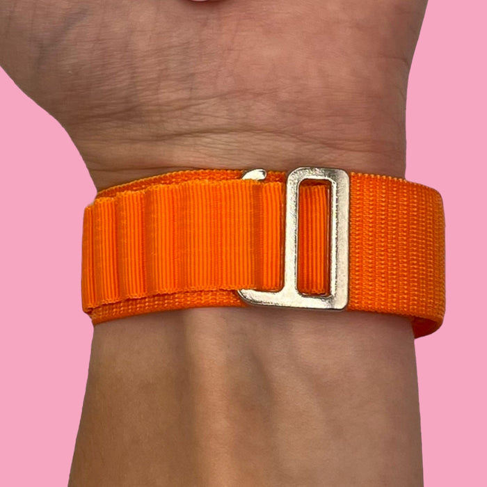 orange-ticwatch-e-c2-watch-straps-nz-alpine-loop-watch-bands-aus