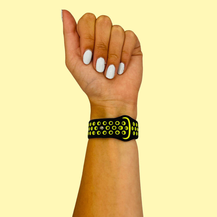 black-yellow-google-pixel-watch-watch-straps-nz-silicone-sports-watch-bands-aus