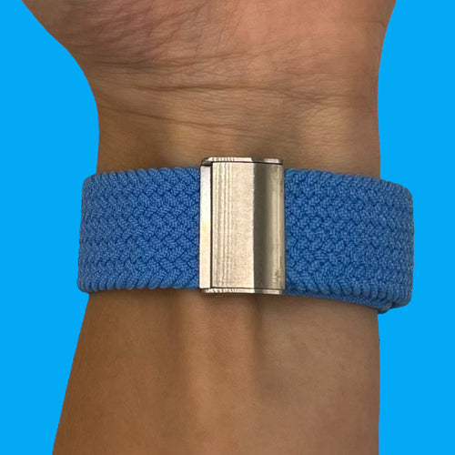 light-blue-garmin-approach-s70-(42mm)-watch-straps-nz-nylon-braided-loop-watch-bands-aus