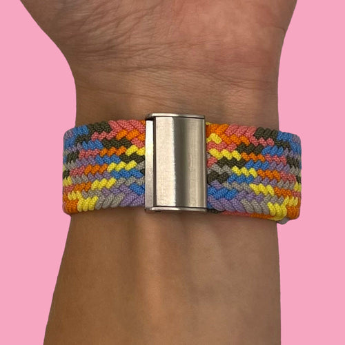 rainbow-huawei-honor-magic-honor-dream-watch-straps-nz-nylon-braided-loop-watch-bands-aus