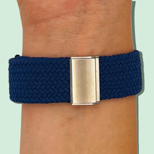 navy-blue-ticwatch-pro,-pro-s,-pro-2020-watch-straps-nz-nylon-braided-loop-watch-bands-aus