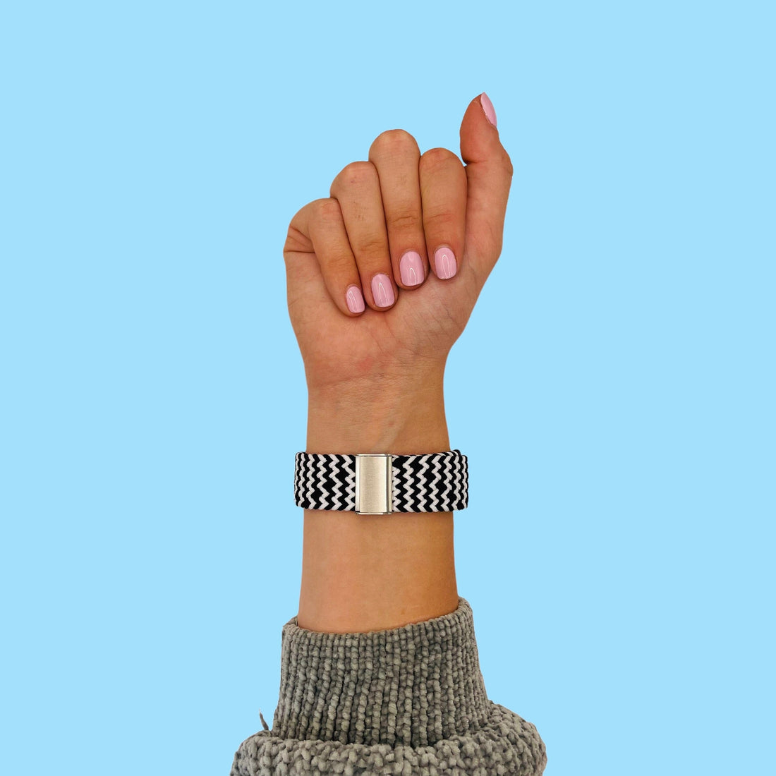 black-white-zig-3plus-vibe-smartwatch-watch-straps-nz-nylon-braided-loop-watch-bands-aus-995712