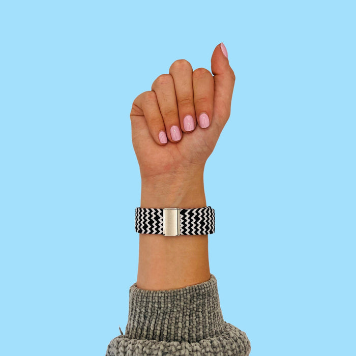 black-white-zig-polar-pacer-watch-straps-nz-nylon-braided-loop-watch-bands-aus