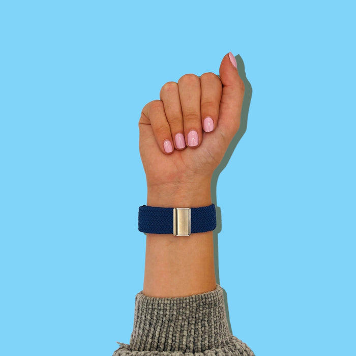 navy-blue-huawei-talkband-b5-watch-straps-nz-nylon-braided-loop-watch-bands-aus