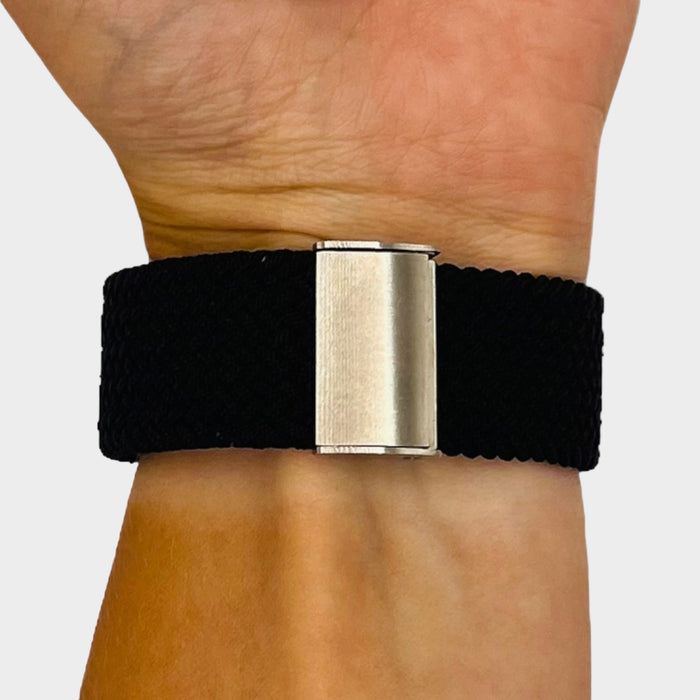 black-amazfit-22mm-range-watch-straps-nz-nylon-braided-loop-watch-bands-aus