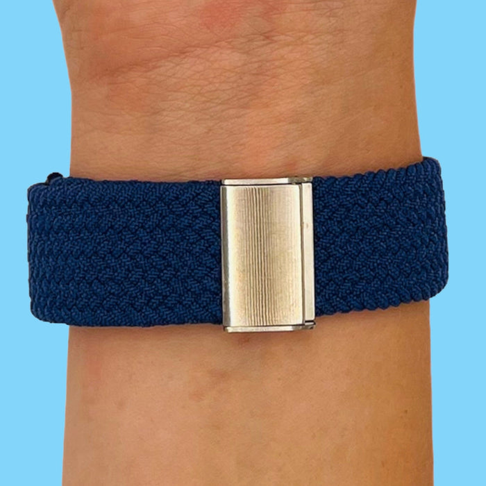 blue-samsung-galaxy-watch-6-classic-(43mm)-watch-straps-nz-nylon-braided-loop-watch-bands-aus
