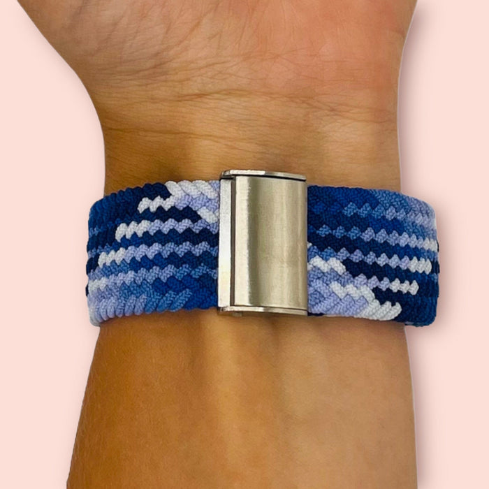 blue-white-huawei-gt2-42mm-watch-straps-nz-nylon-braided-loop-watch-bands-aus