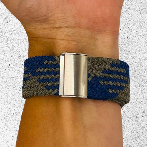 blue-green-huawei-gt2-42mm-watch-straps-nz-nylon-braided-loop-watch-bands-aus