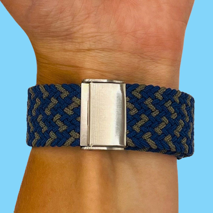 green-blue-zig-moto-360-for-men-(2nd-generation-42mm)-watch-straps-nz-nylon-braided-loop-watch-bands-aus