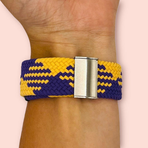 purple-orange-huawei-honor-magic-watch-2-watch-straps-nz-nylon-braided-loop-watch-bands-aus