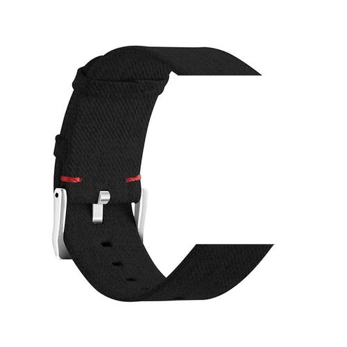 black-ticwatch-gtx-watch-straps-nz-canvas-watch-bands-aus