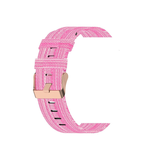 pink-garmin-approach-s12-watch-straps-nz-canvas-watch-bands-aus