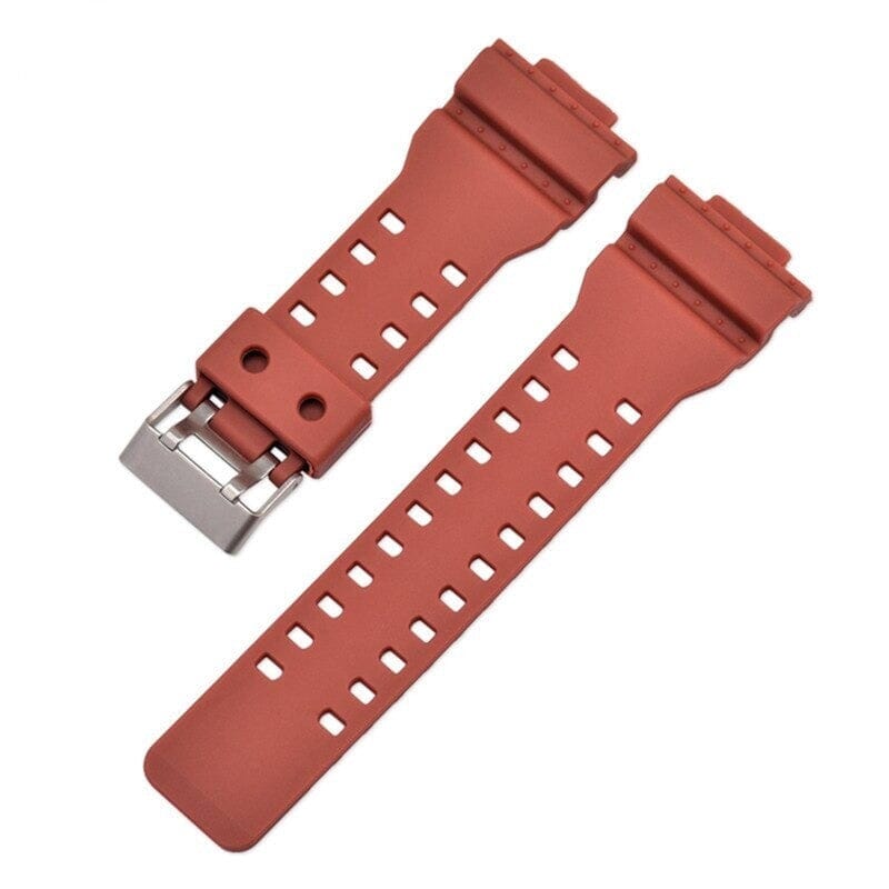 Green Camo Silicone Watch Straps Compatible with the Casio G-Shock GA Series + More NZ