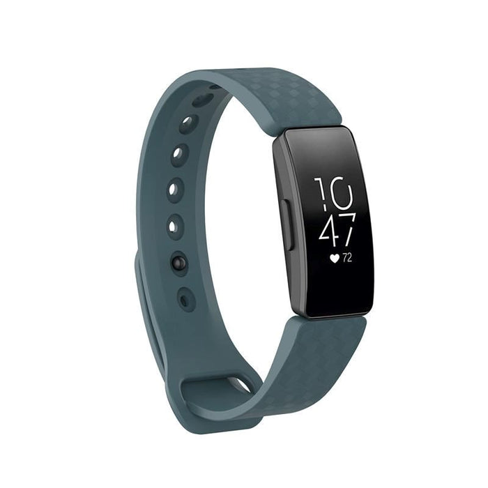 Blue Grey Replacement Silicone Watch Straps Compatible with the Fitbit Inspire / Inspire HR NZ