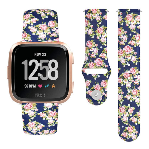 fitbit-sense-watch-straps-nz-versa-3-pattern-watch-bands-aus-flowers-blue
