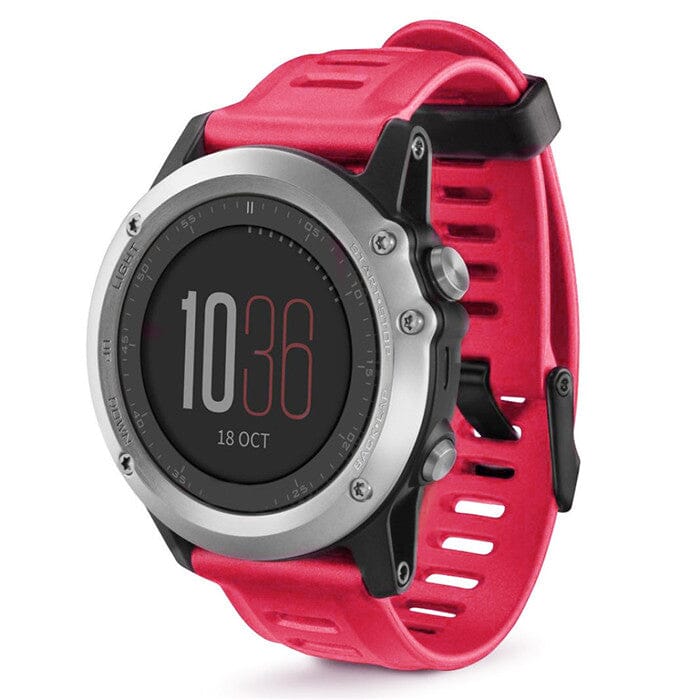 Pink Replacement Silicone Watch straps compatible with the Garmin Fenix 3 NZ