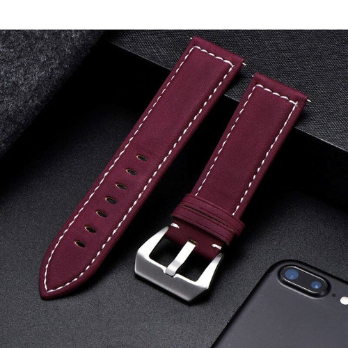 red-silver-buckle-huawei-talkband-b5-watch-straps-nz-retro-leather-watch-bands-aus