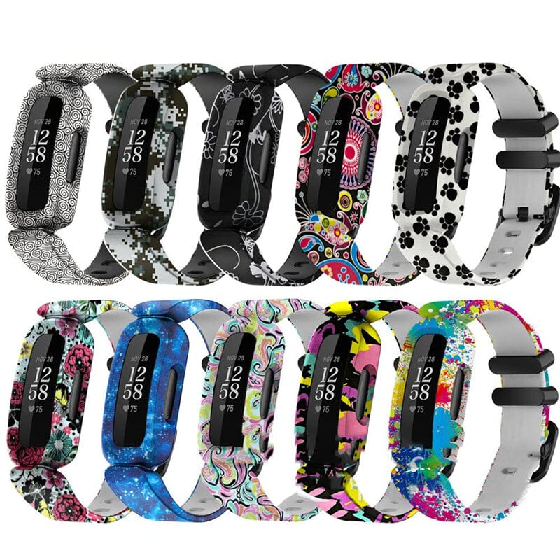 replacement-Silicone-Fitbit-Ace-3-watch-straps-black-swirl-117100