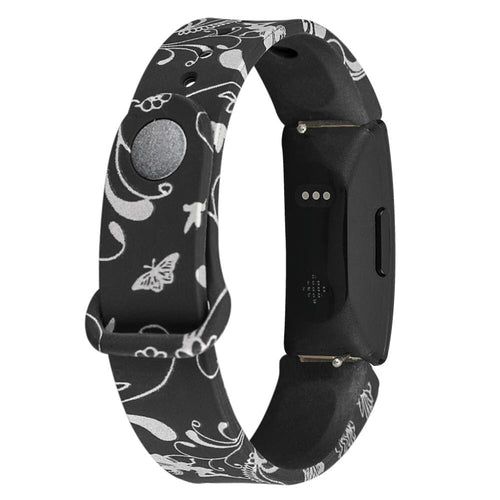 Blue Galaxy Silicone Patterned Watch Straps Compatible with the Fitbit Ace 2 NZ