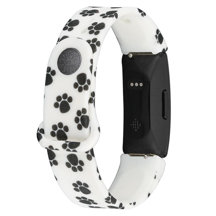 Paint Splash Silicone Patterned Watch Straps Compatible with the Fitbit Ace 2 NZ