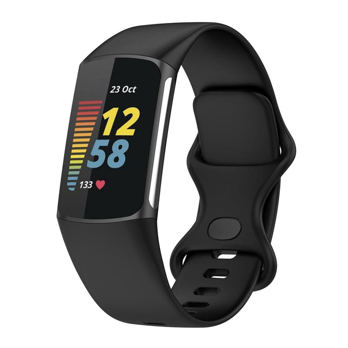 fitbit-charge-6-watch-straps-nz-silicone-watch-bands-aus-black