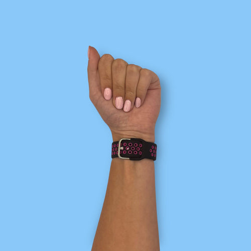 black-and-purple-garmin-forerunner-955-watch-straps-nz-silicone-sports-watch-bands-aus