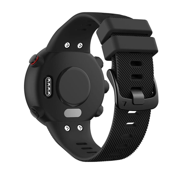 Replacement silicone straps compatible with the Garmin Forerunner 45