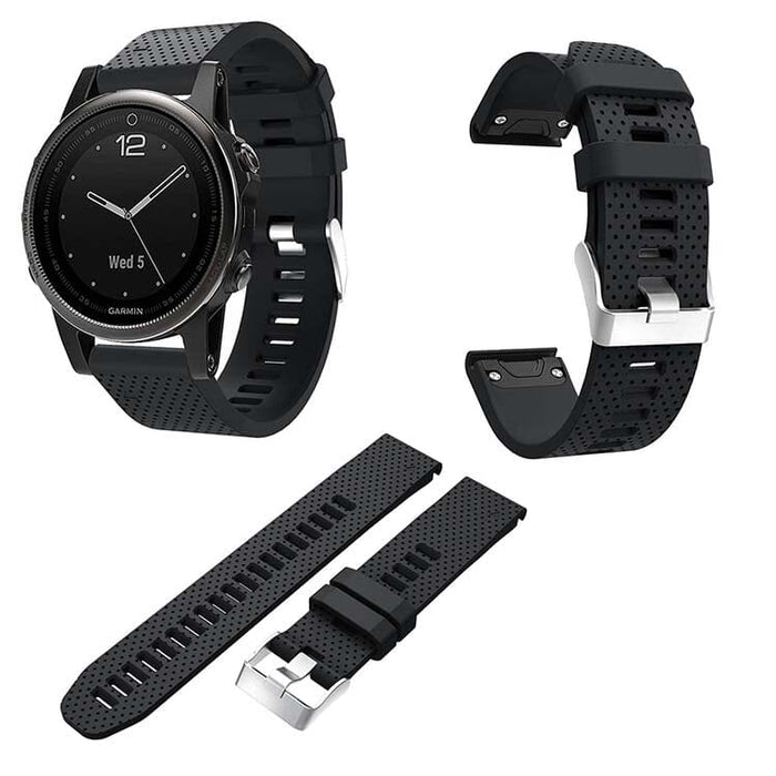 black-garmin-forerunner-935-watch-straps-nz-silicone-watch-bands-aus