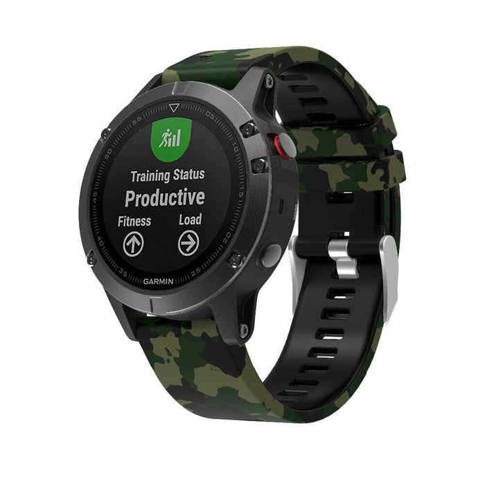camo2-garmin-forerunner-945-watch-straps-nz-pattern-silicone-watch-bands-aus