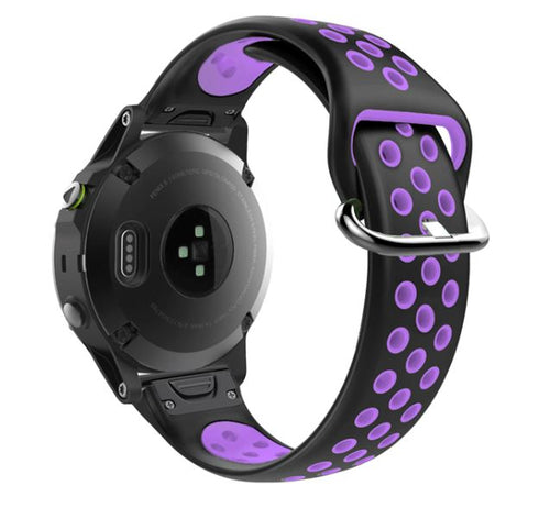 black-and-purple-garmin-forerunner-935-watch-straps-nz-silicone-sports-watch-bands-aus