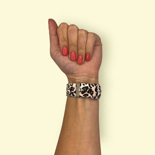 leopard-garmin-quatix-6-watch-straps-nz-pattern-silicone-watch-bands-aus