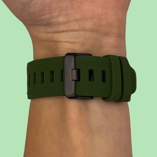 army-green-garmin-fenix-7s-watch-straps-nz-silicone-watch-bands-aus
