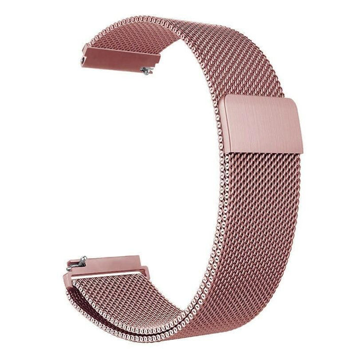 rose-pink-metal-huawei-honor-magic-watch-2-watch-straps-nz-milanese-watch-bands-aus