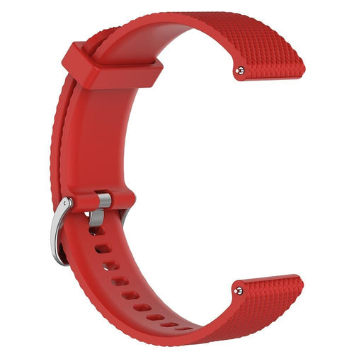 red-samsung-galaxy-watch-6-classic-(43mm)-watch-straps-nz-silicone-watch-bands-aus