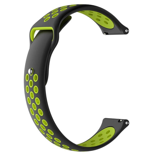 black-green-samsung-galaxy-watch-3-(41mm)-watch-straps-nz-silicone-sports-watch-bands-aus