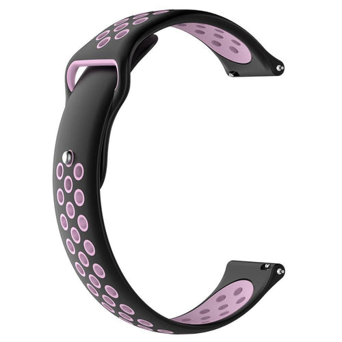 black-pink-samsung-galaxy-watch-6-(40mm)-watch-straps-nz-silicone-sports-watch-bands-aus