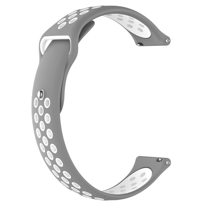 grey-white-samsung-galaxy-watch-6-(44mm)-watch-straps-nz-silicone-sports-watch-bands-aus