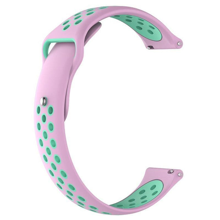 pink-green-samsung-galaxy-watch-6-classic-(43mm)-watch-straps-nz-silicone-sports-watch-bands-aus