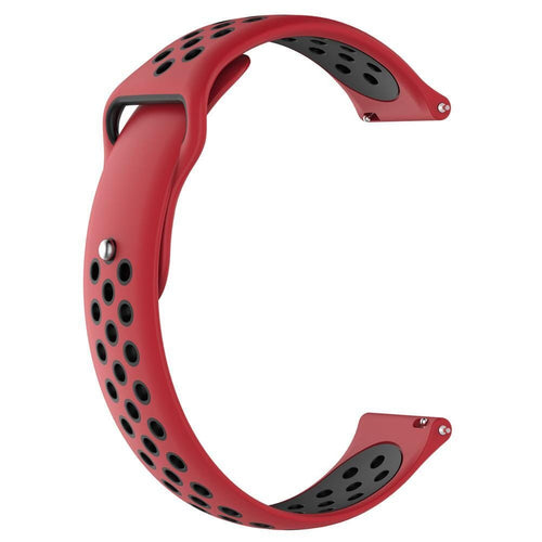 red-black-samsung-galaxy-watch-6-classic-(47mm)-watch-straps-nz-silicone-sports-watch-bands-aus