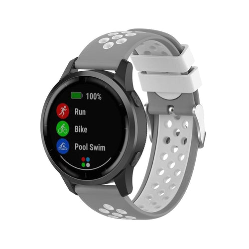 grey-white-garmin-fenix-5s-watch-straps-nz-silicone-sports-watch-bands-aus