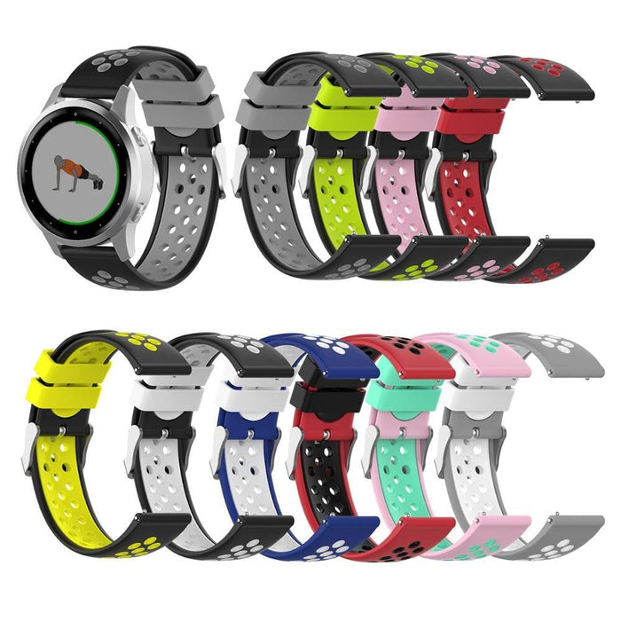 18mm (Vivoactive 4s) Silicone Sports Watch Straps Compatible with the Garmin Vivoactive 4 & 4s NZ