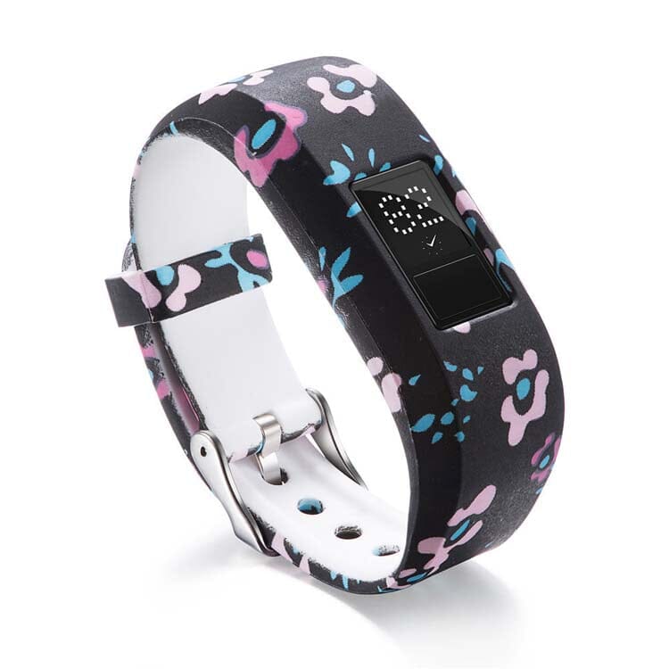 10 - Colourful Swirls Garmin Vivofit 3 & JR/JR2 Silicone Colourful Pattern Watch Straps NZ