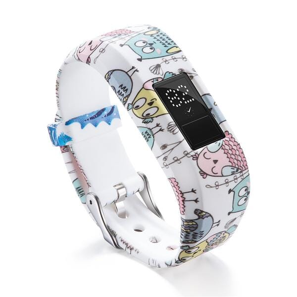 4 - Skulls and Crossbones Garmin Vivofit 3 & JR/JR2 Silicone Colourful Pattern Watch Straps NZ