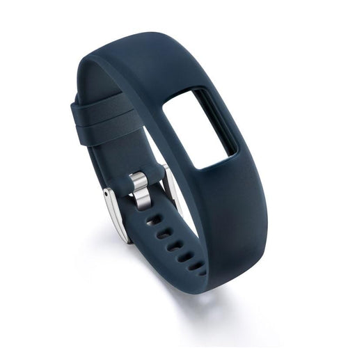 Blue Grey Replacement Silicone Watch Straps Compatible with the Garmin Vivofit 4 NZ