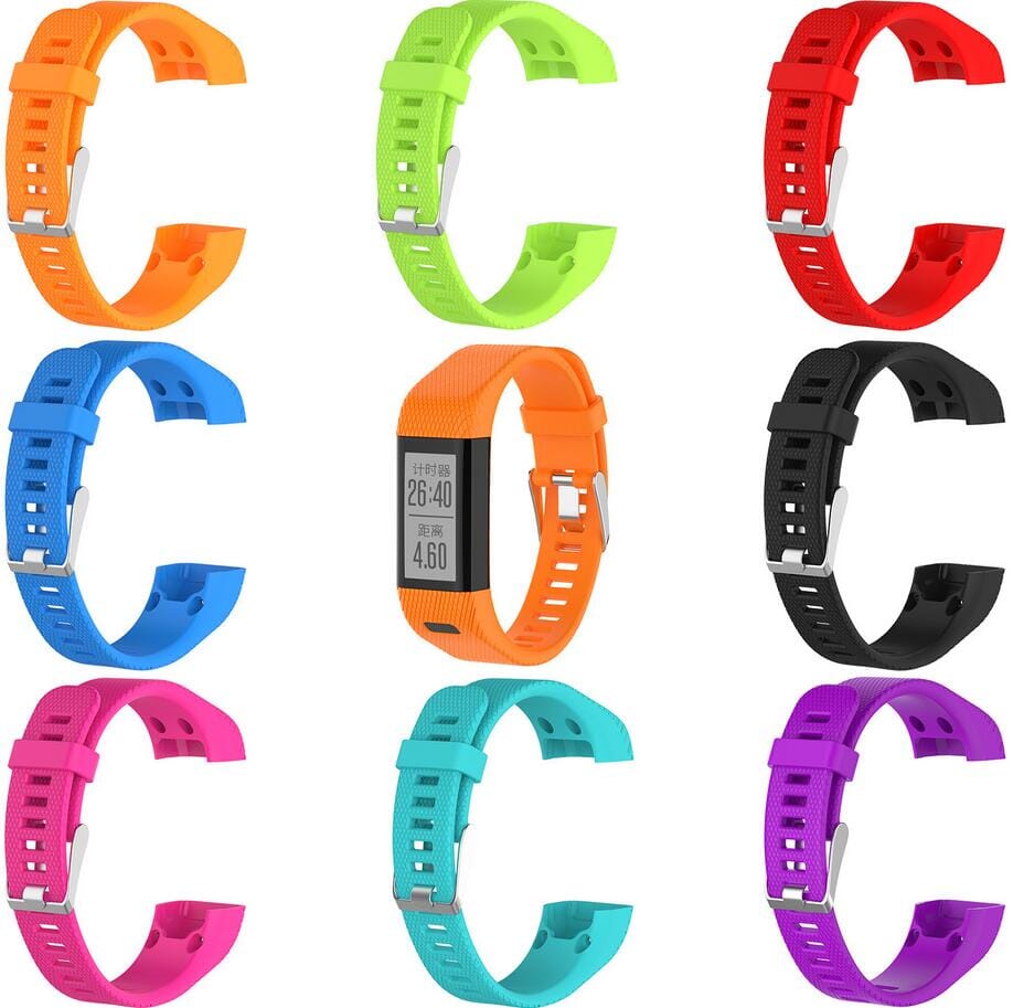 Blue Replacement Silicone Watch Strap Compatible with the Garmin Vivosmart HR+ NZ