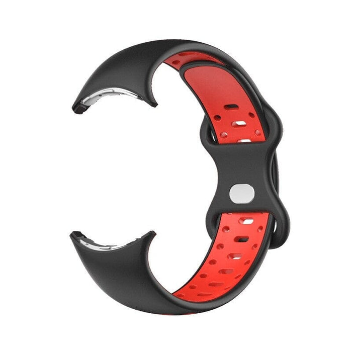 google-pixel-watch-straps-nz-bands-aus-black-red