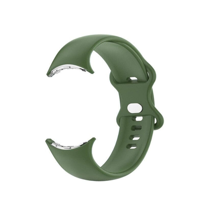 google-pixel-watch-straps-nz-bands-aus-army-green