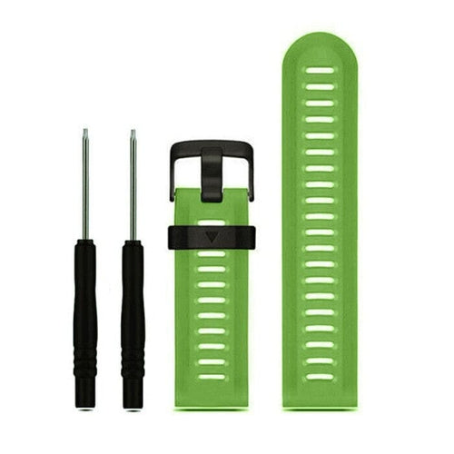 Lime Green Replacement Silicone Watch straps compatible with the Garmin Fenix 3 NZ
